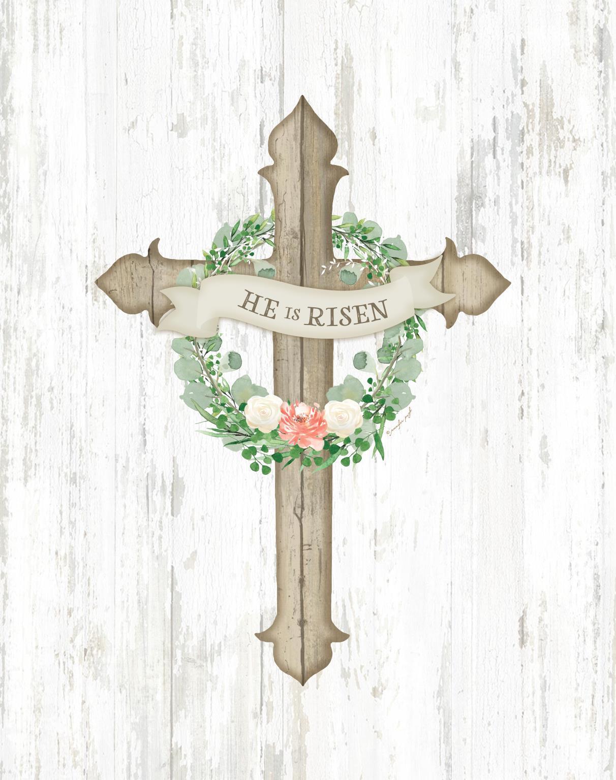 Framed Small - He Is Risen By Jennifer Pugh