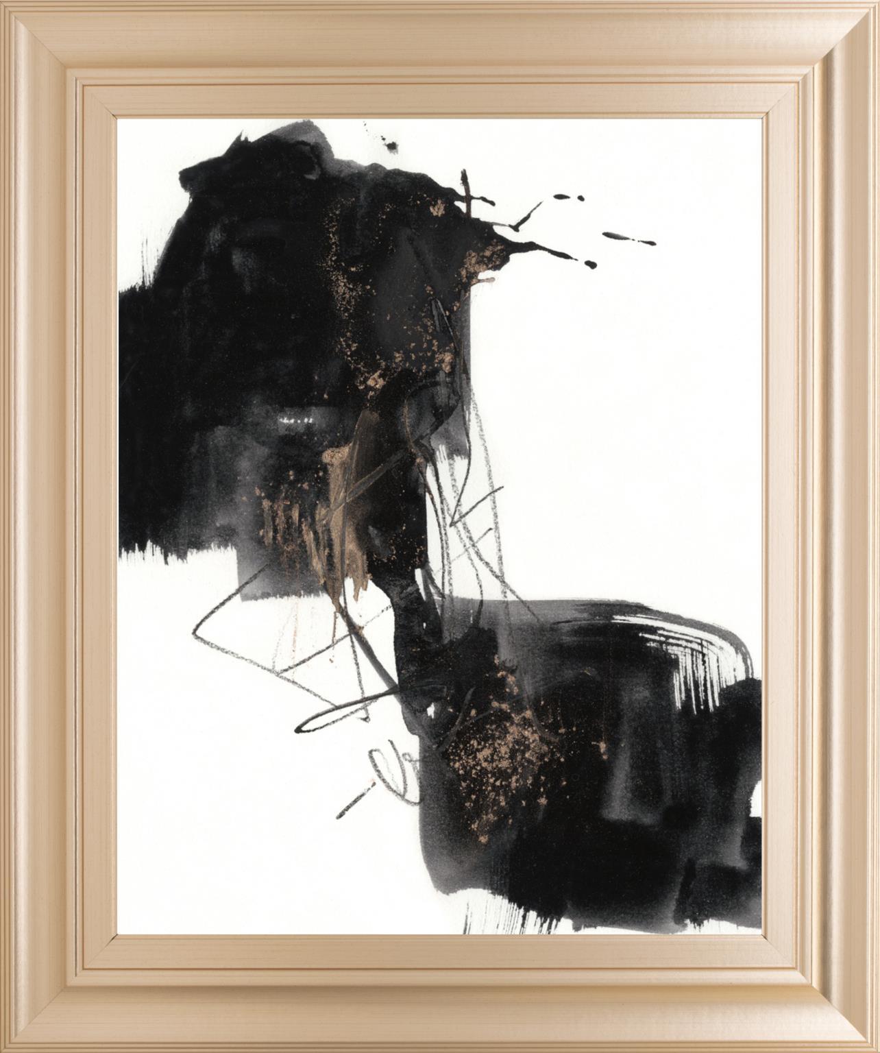 Ebony Step II By Jennifer Goldberger 22x26 - Black