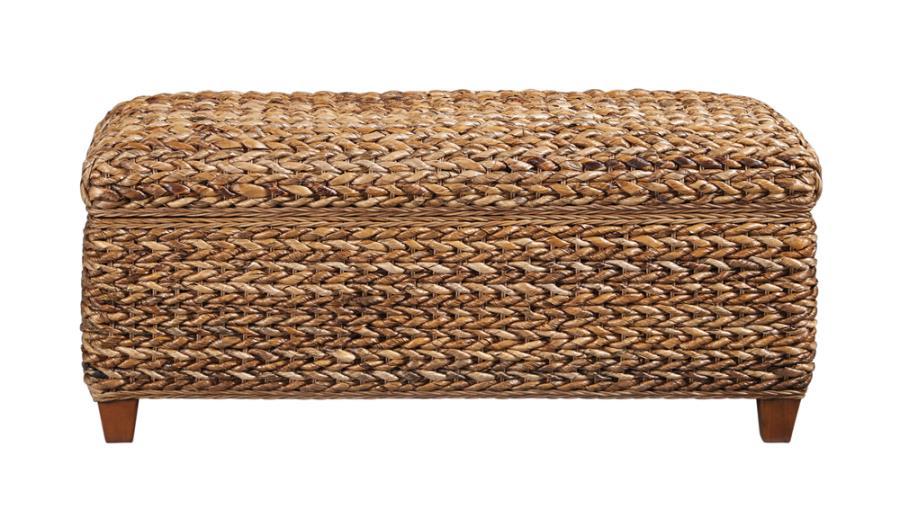 Laughton - Hand-woven Storage Trunk - Light Brown