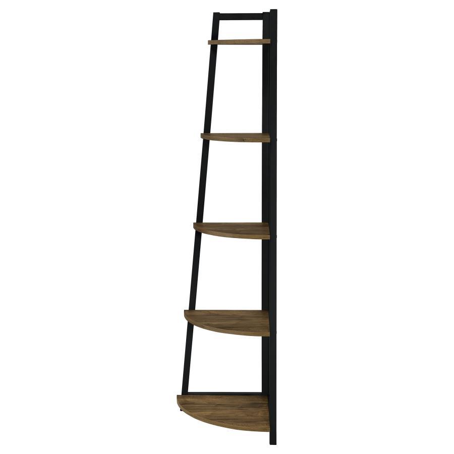 Jacksonville - Corner Bookcase - Brown