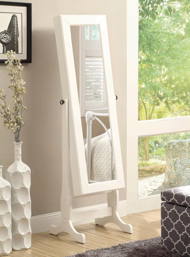 Coaster - Jewelry Cheval Mirror with Drawers