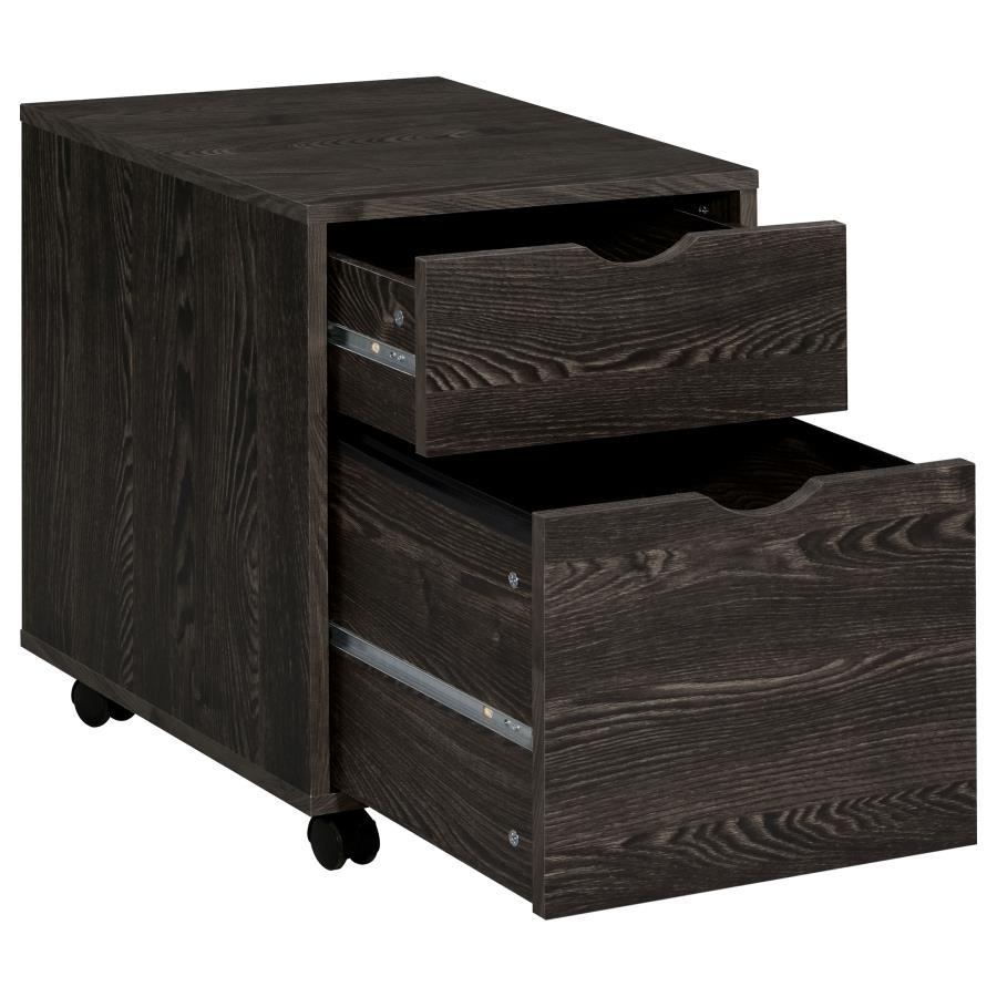 Noorvik - 2-Drawer Mobile File Cabinet - Brown