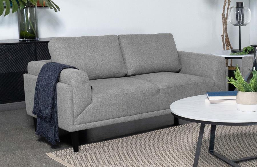 Foam Loveseat - Dark Gray