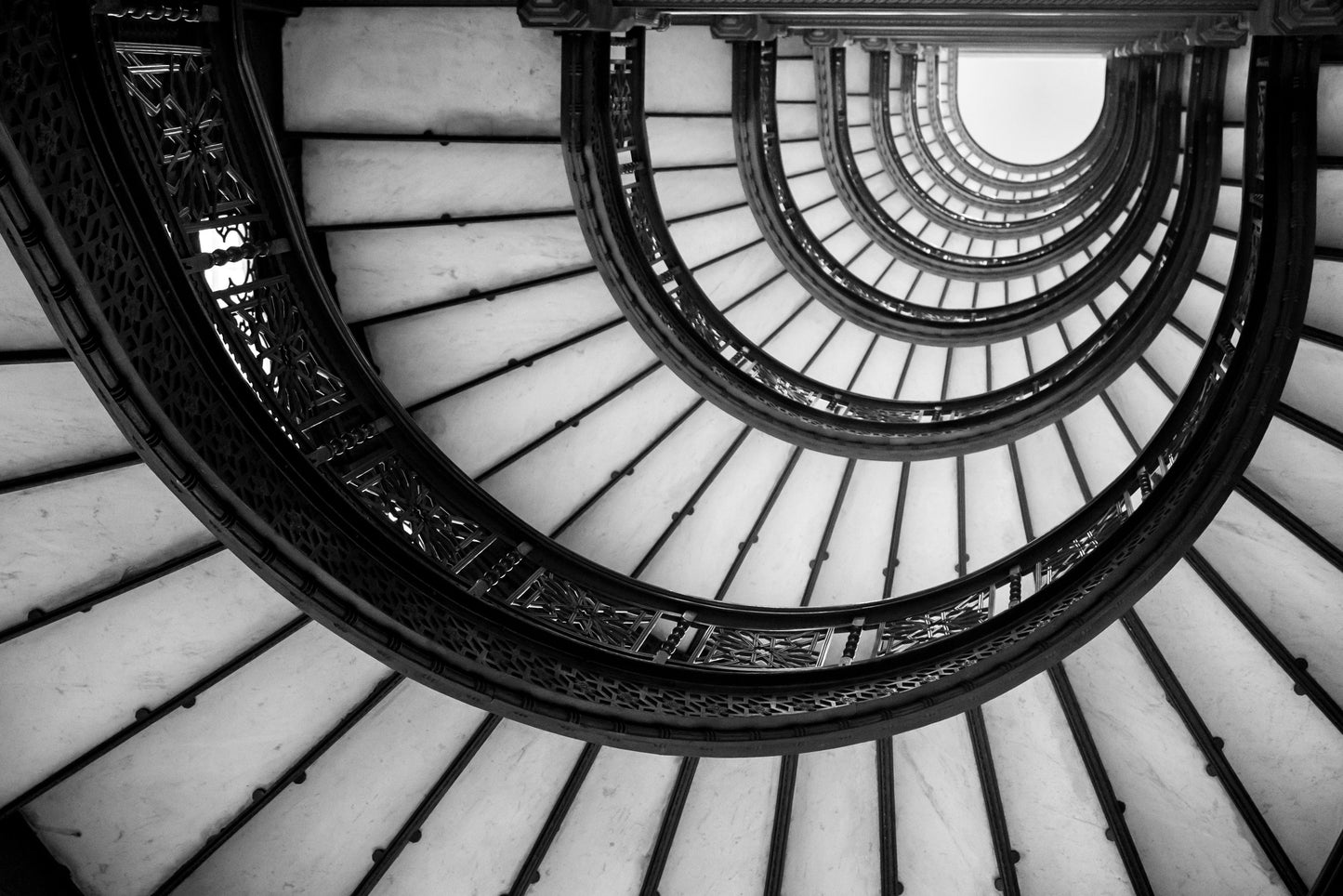 Framed Small - Spiral Stairs