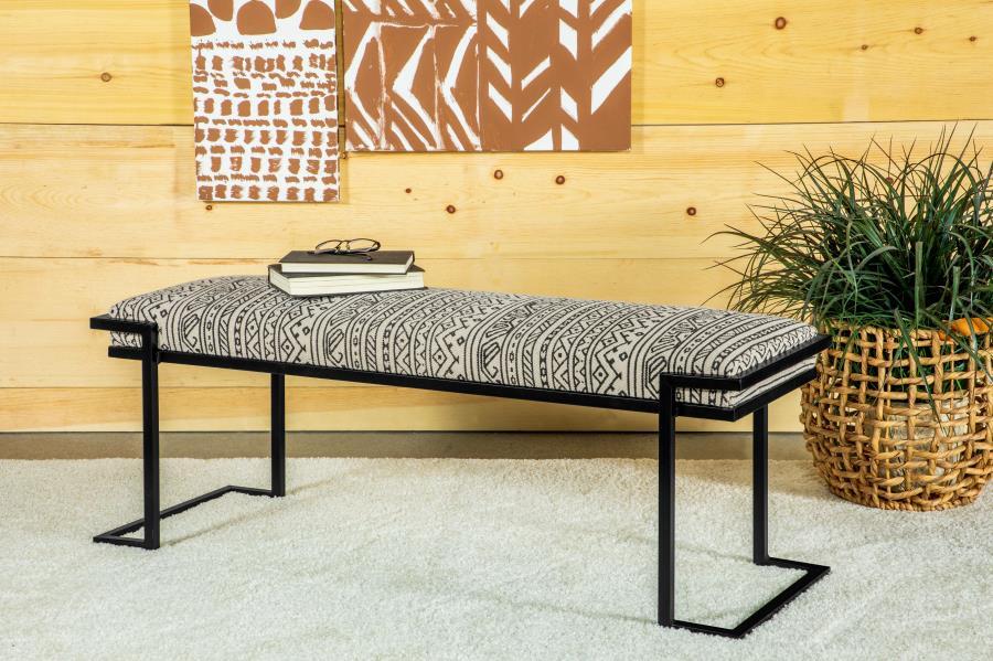 Alfaro - Accent Bench - White