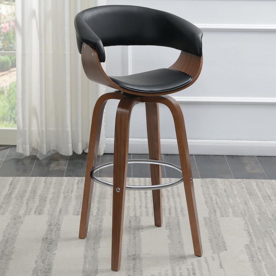 Coaster - Upholstered Swivel Bar Stool