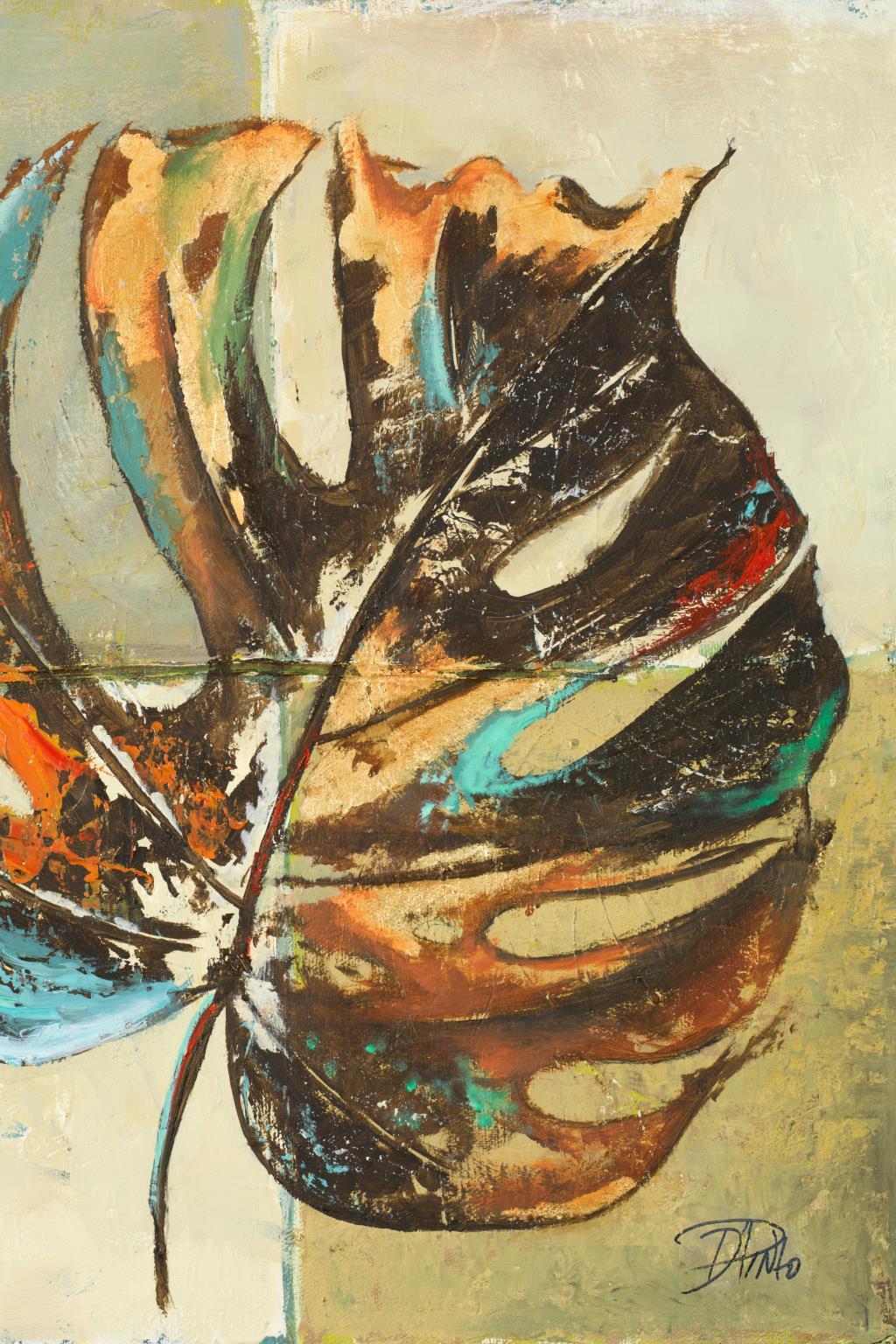 Framed - Contemporary Leaves I By Patricia Pinto