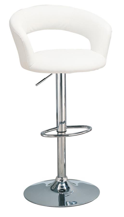 Coaster - Round Back 29″ Adjustable Height Bar Stool