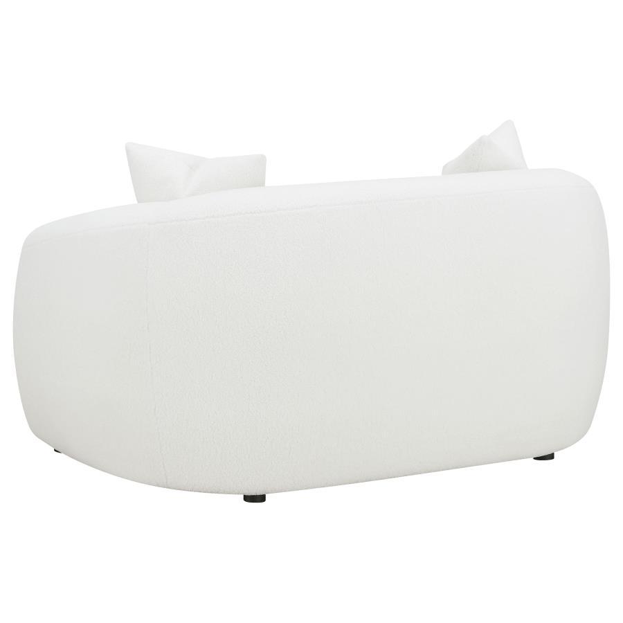 Isabella - 2 Piece Living Room Set (Sofa and Loveseat) - White