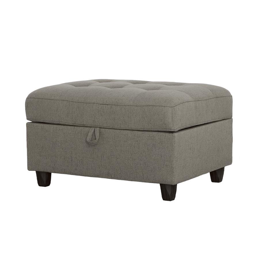 Stonenesse - Sectional - Grey - Storage Ottoman