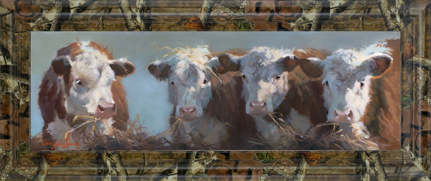 Little Bull & The Babes By Carolyne Hawley - White
