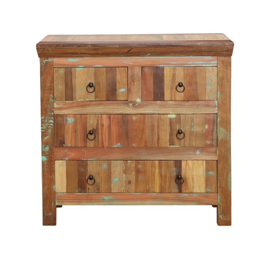 Harper - 4-Drawer Accent Cabinet - Brown