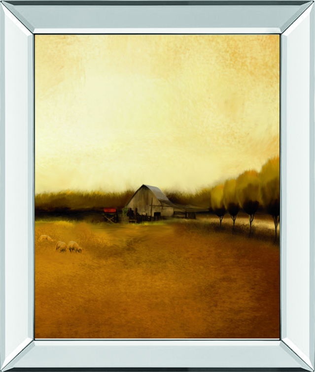 Rural Landscape I By Venter, T - Mirror Framed Print Wall Art
