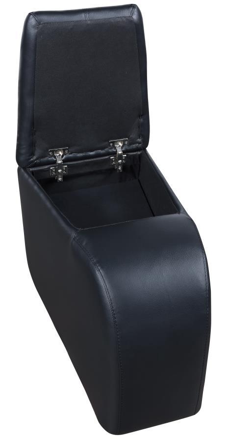 Cyrus - Home Theater Reclining Sofa - Black
