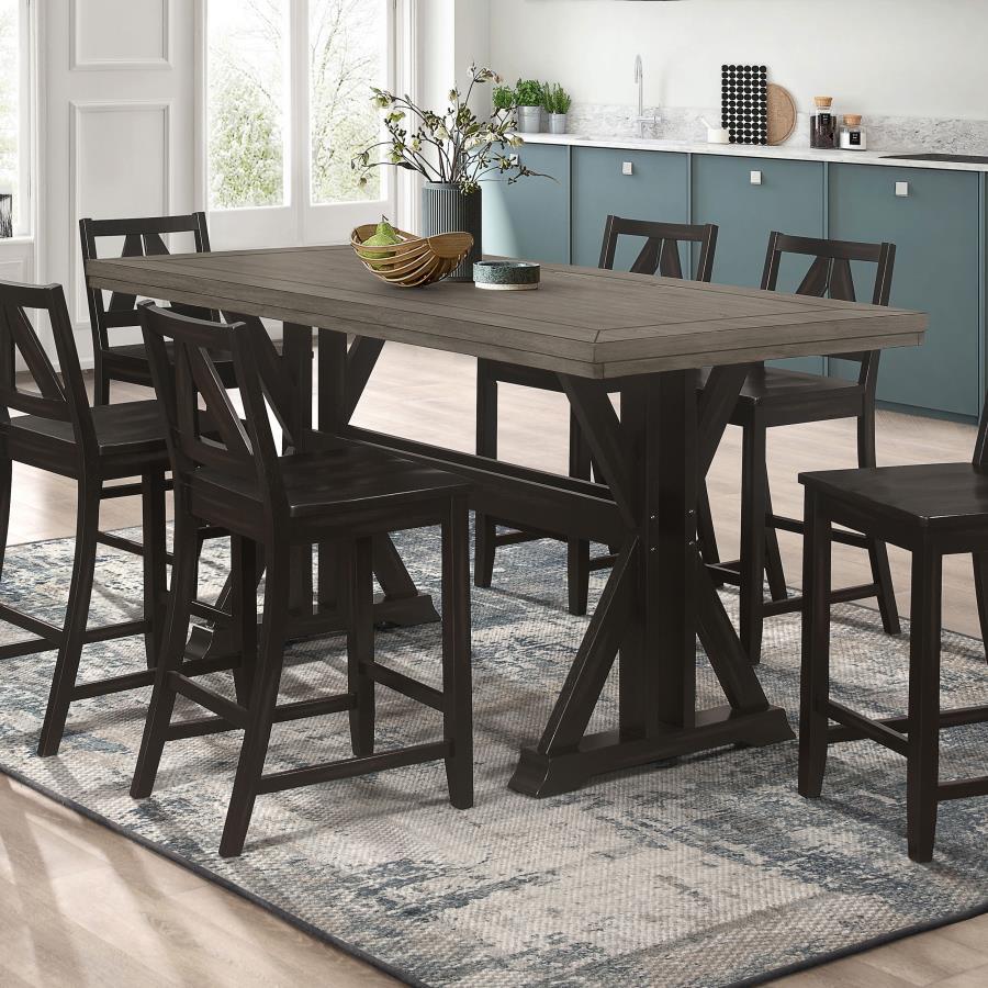 Bairn - Trestle Counter Height Table - Gray