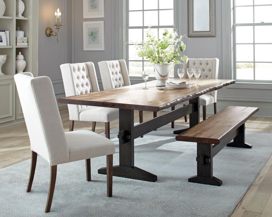 Bexley - 6 Piece Dining Room Set - Dark Brown