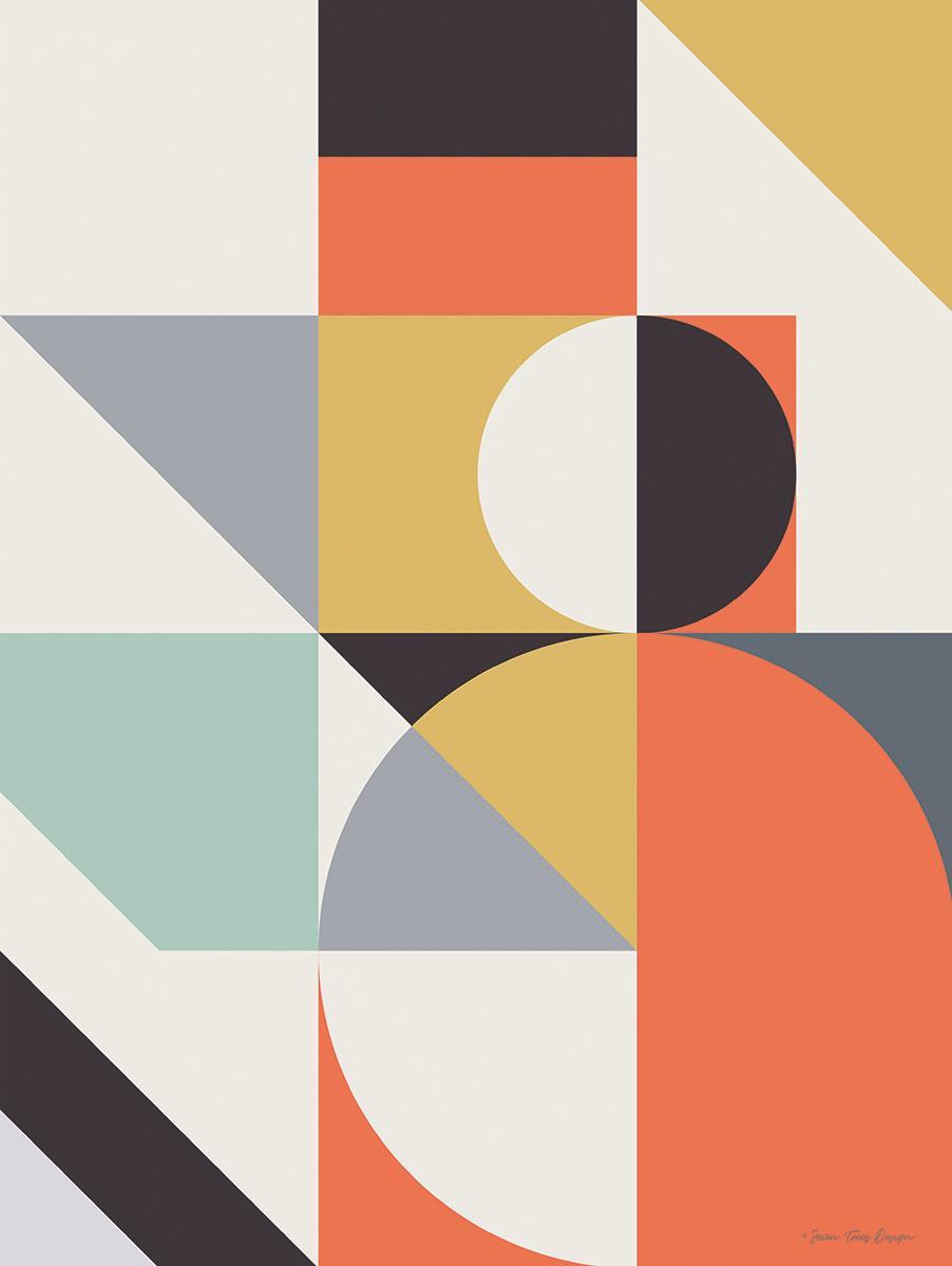 Framed Small - Geo Shapes II By Seven Trees Design