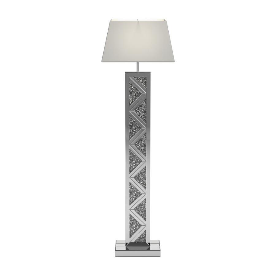 Carmen - Base Floor Lamp - Pearl Silver