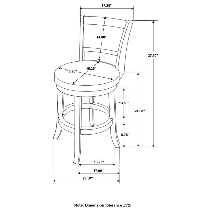 Coaster - Upholstered Swivel Stools (Set of 2)