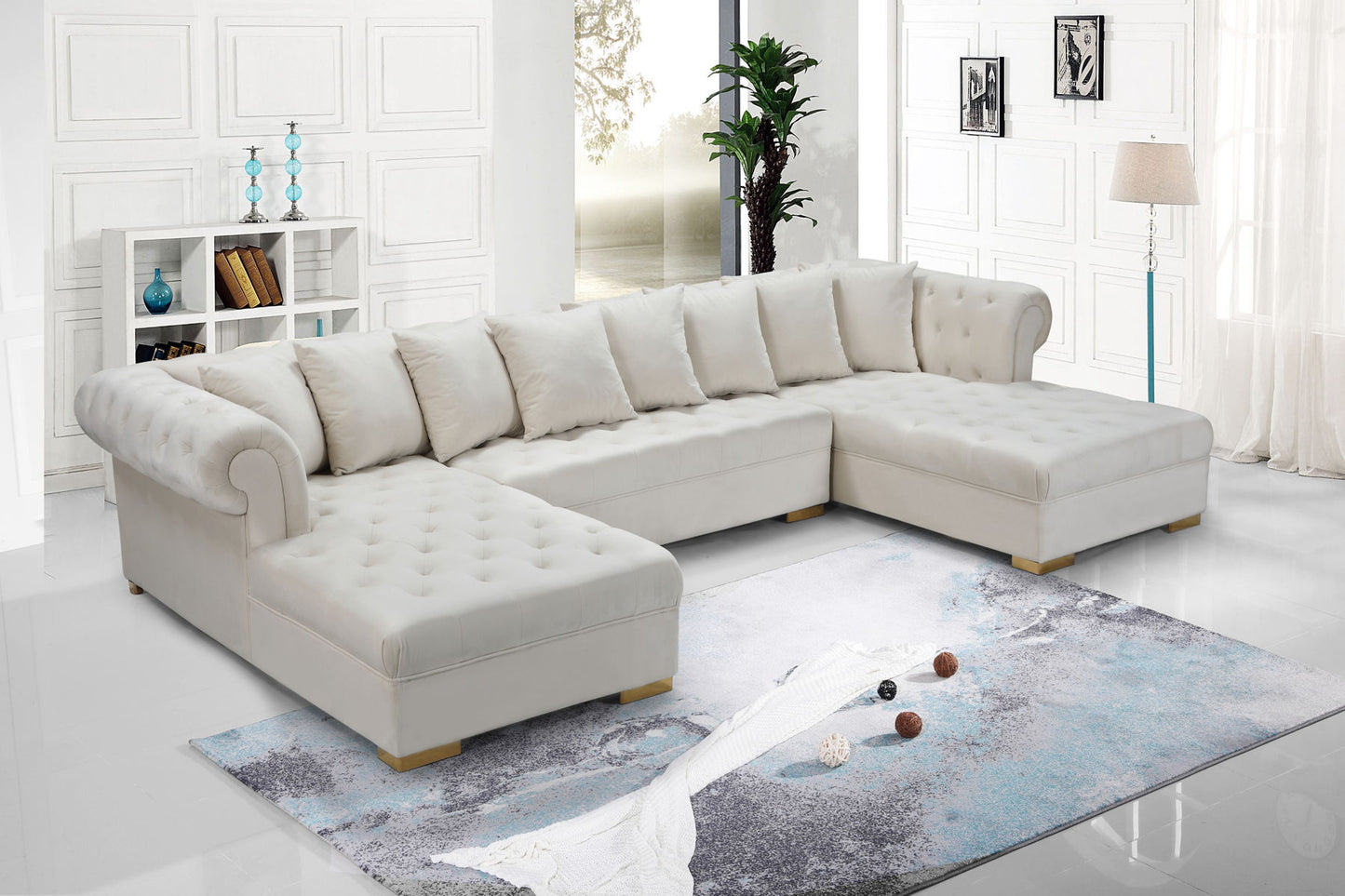 Presley Upholstered Velvet Sectional