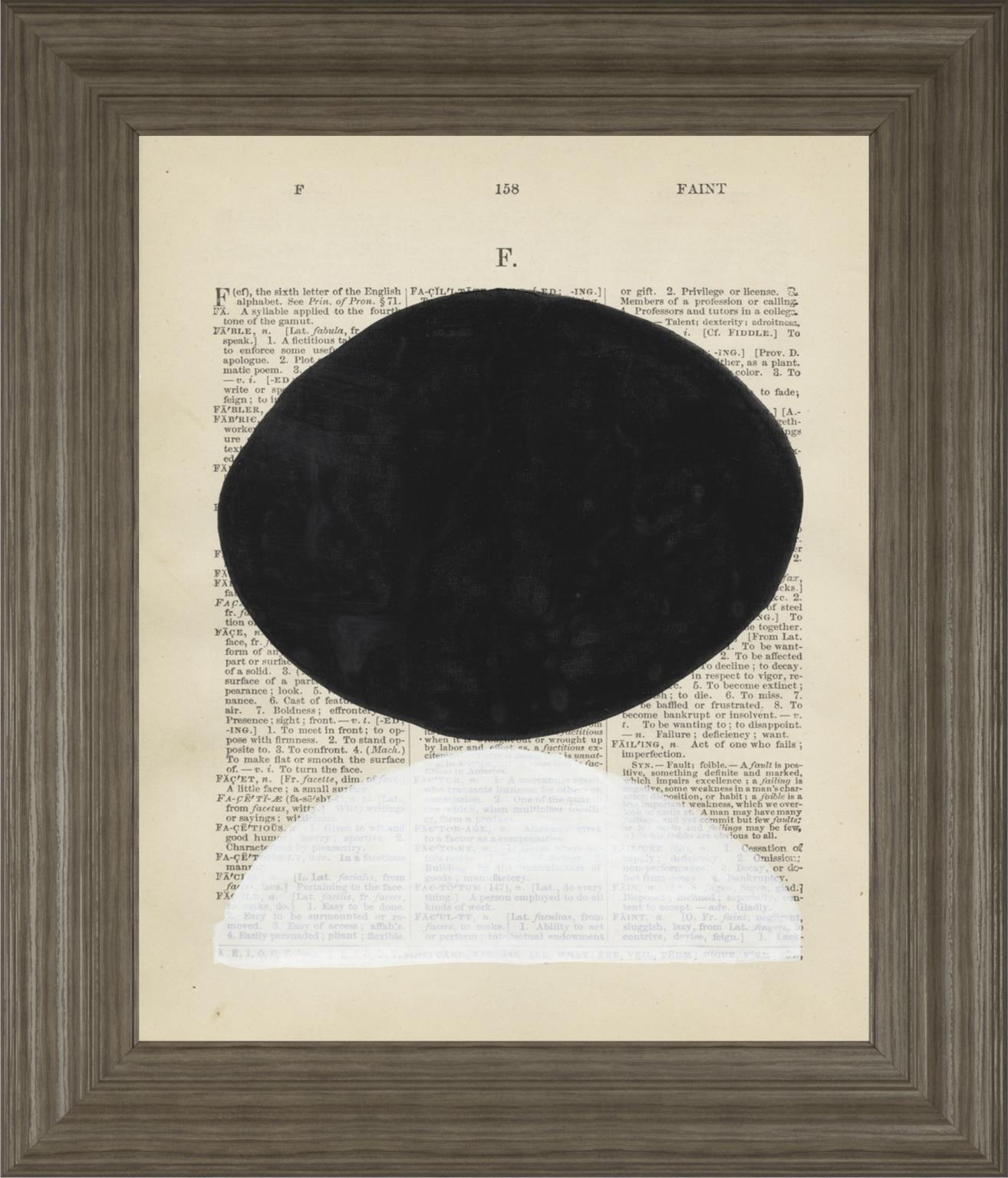 Modern Definition I By Renee W. Stramel 22x26 - Black