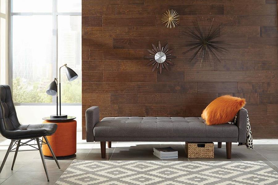 Sommer - Tufted Sofa Bed - Gray