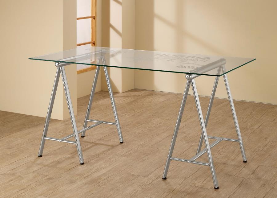 Patton - Writing Desk - Pearl Silver