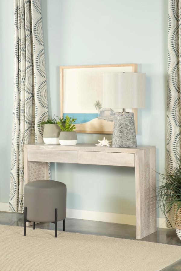 Rickman - 2-Drawer Console Table - Beige