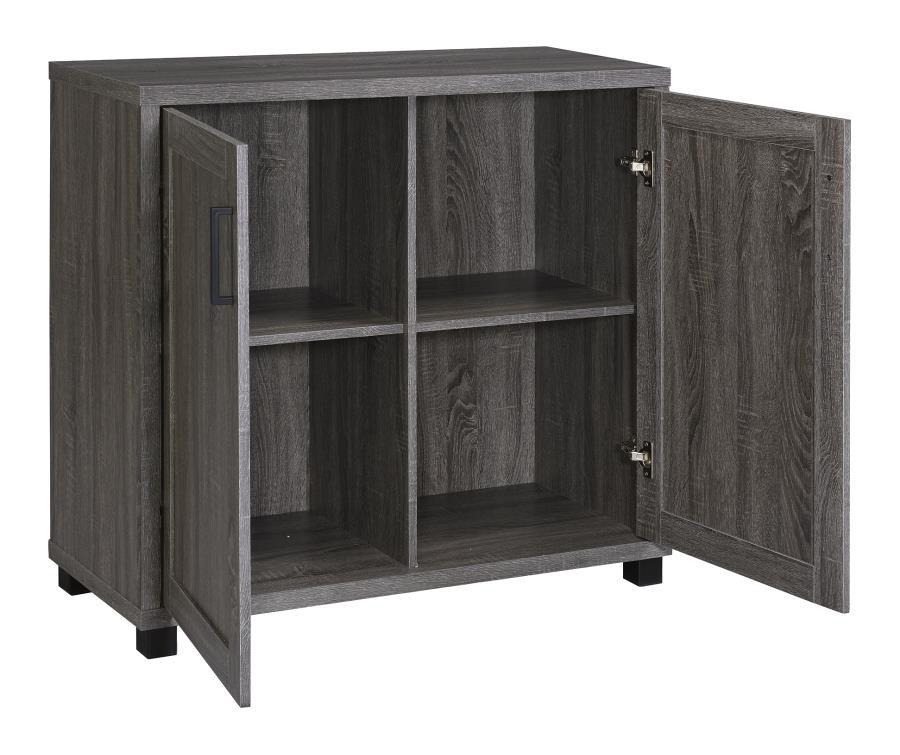 Filch - Wooden 2-door Accent Cabinet - Gray