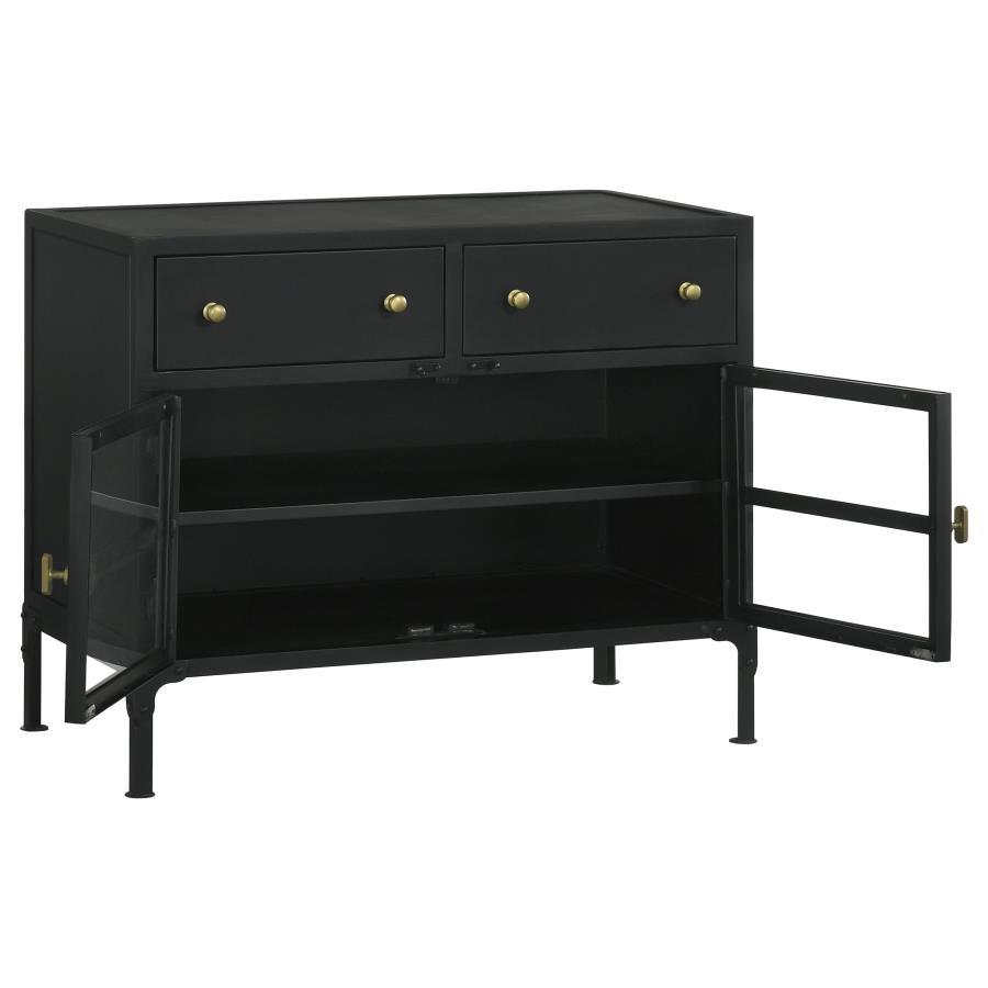 Sadler - Accent Cabinet - Black - Metal