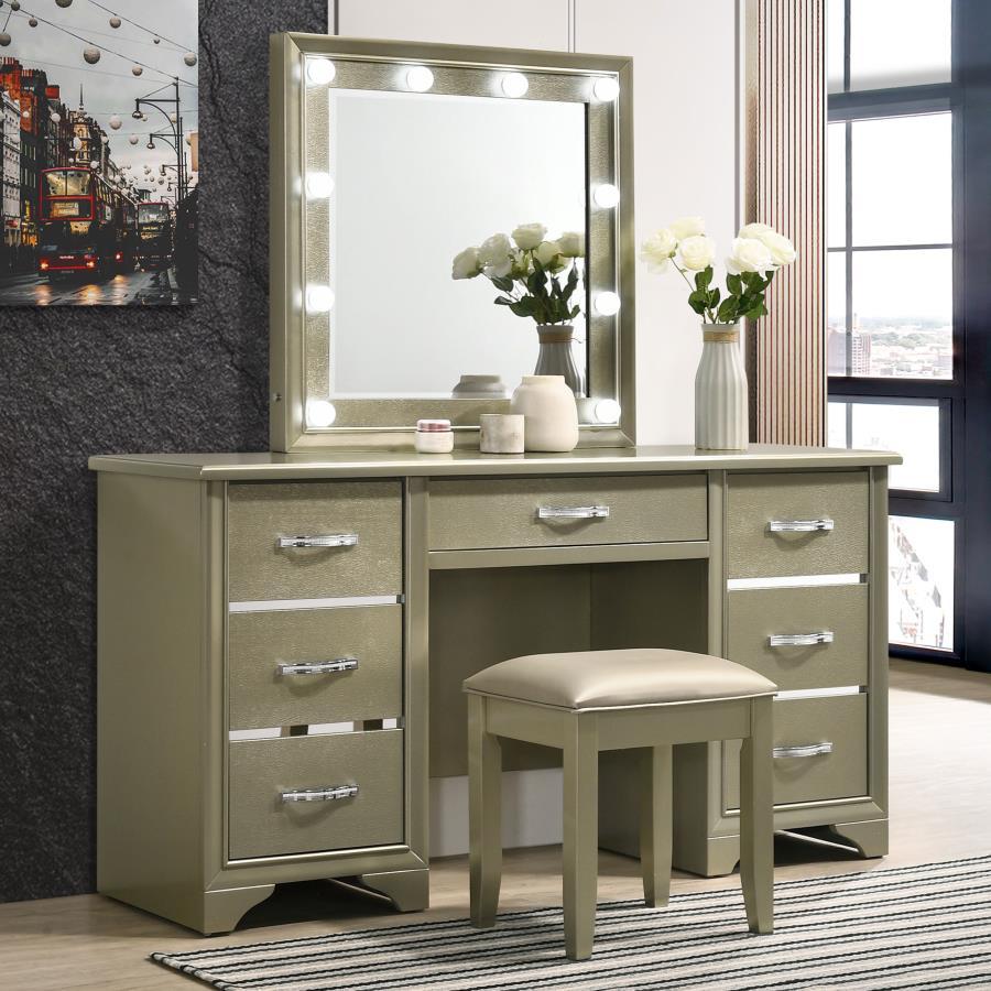 Beaumont - Vanity Stool - Yellow