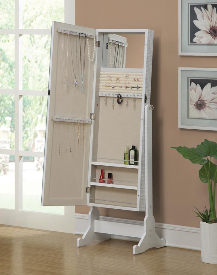 Coaster - Storage Jewelry Cheval Mirror