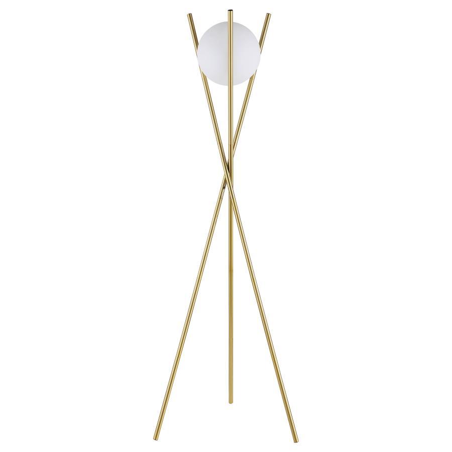 Floor Lamp Three Legs - Yellow