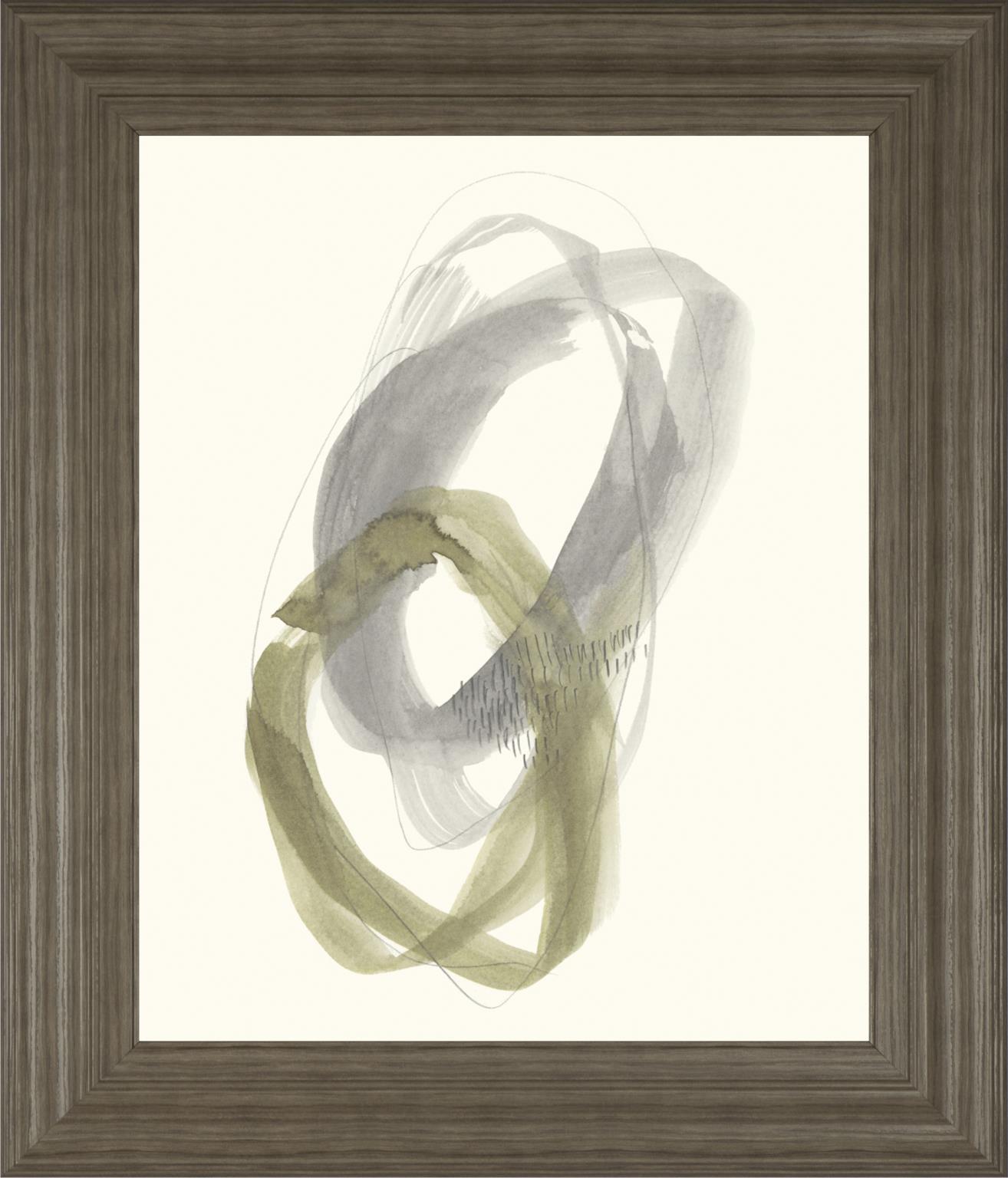 Neutral Rounds I By Jennifer Goldberger 22x26 - Dark Gray