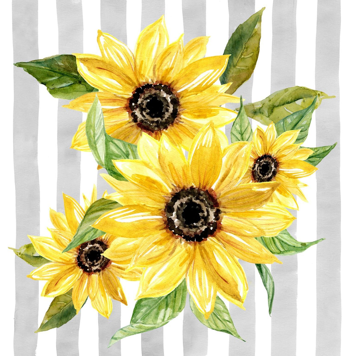 Framed Small - Sunflower Array I By Carol Robinson