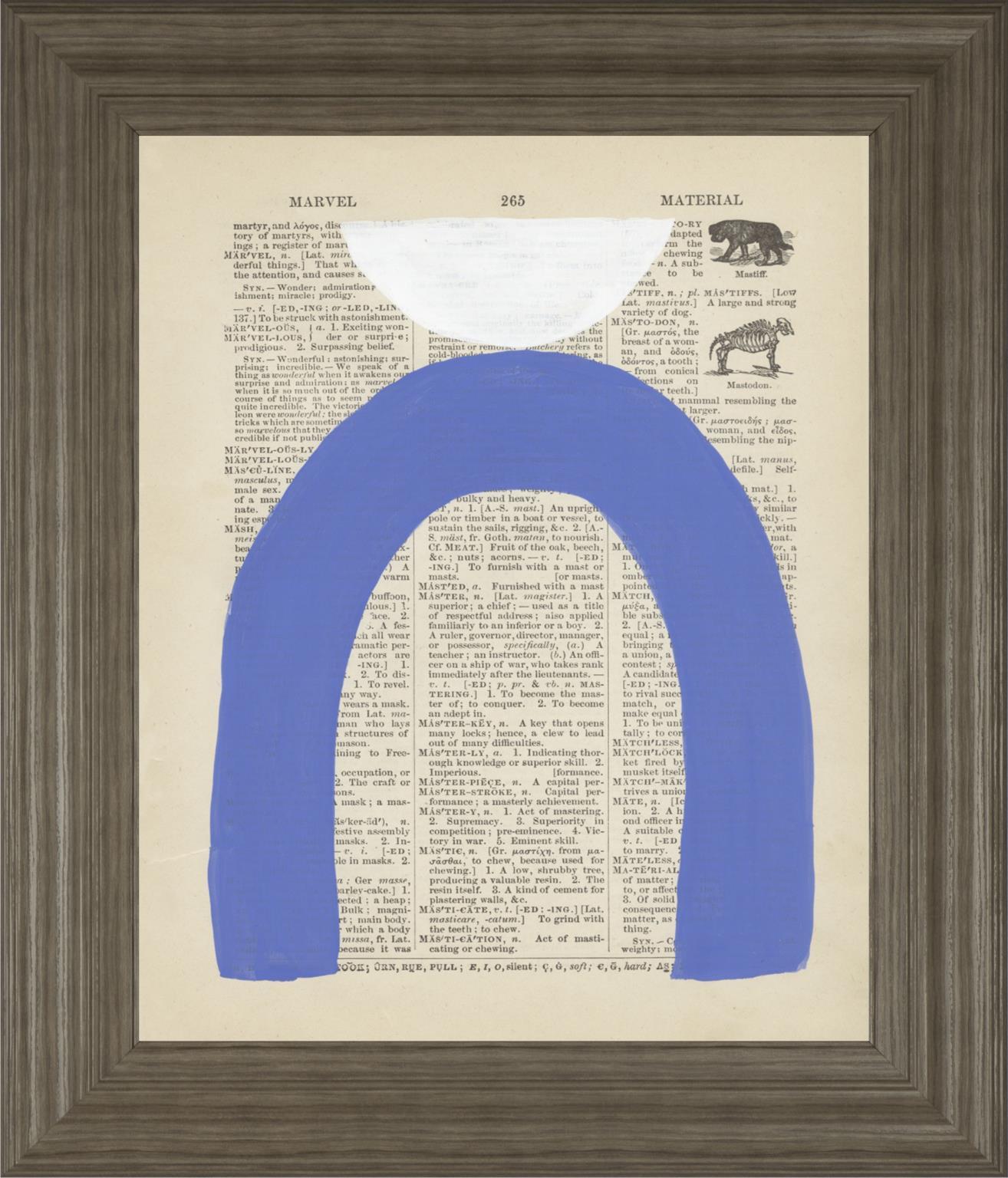 Modern Definition VIII By Renee W. Stramel 22x26 - Blue