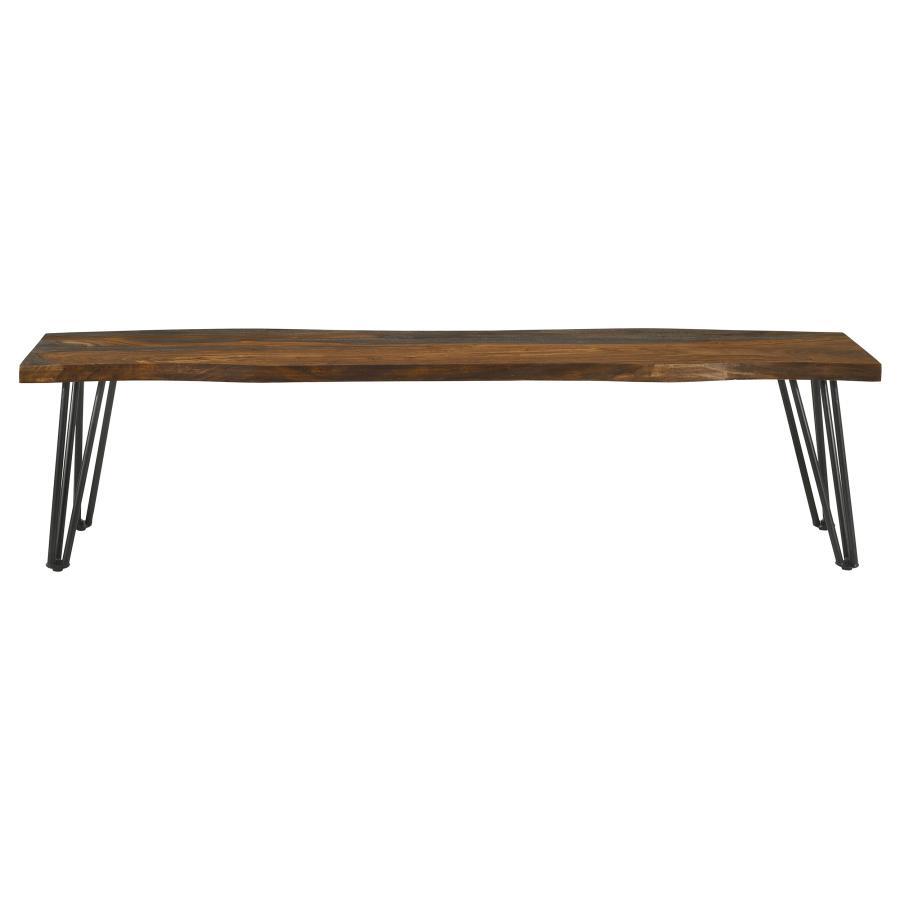 Neve - Dining Bench - Dark Brown