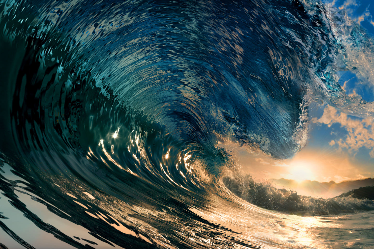 Framed Small - Ocean Wave
