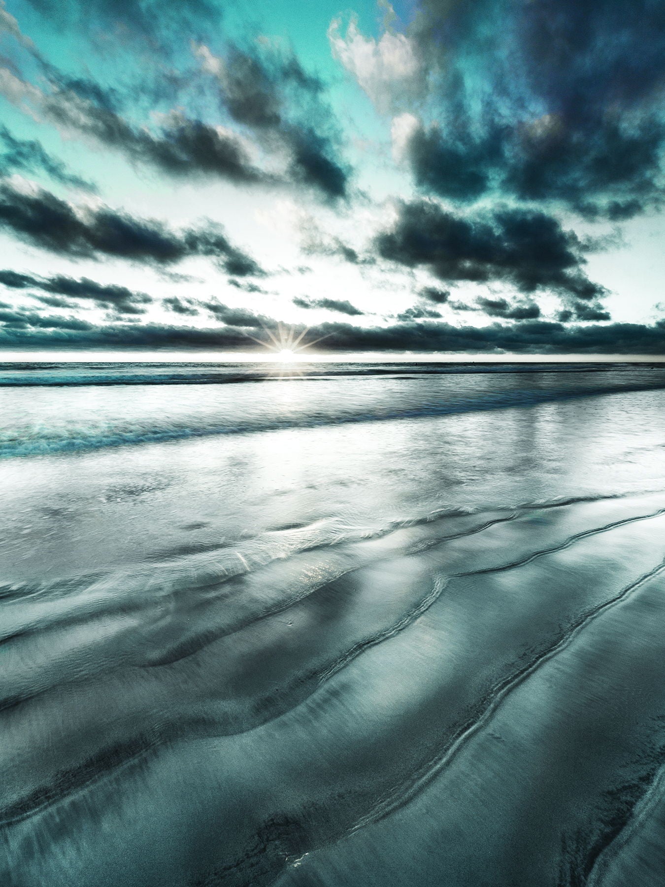 Framed - Silver Sun By A. Shoemaker