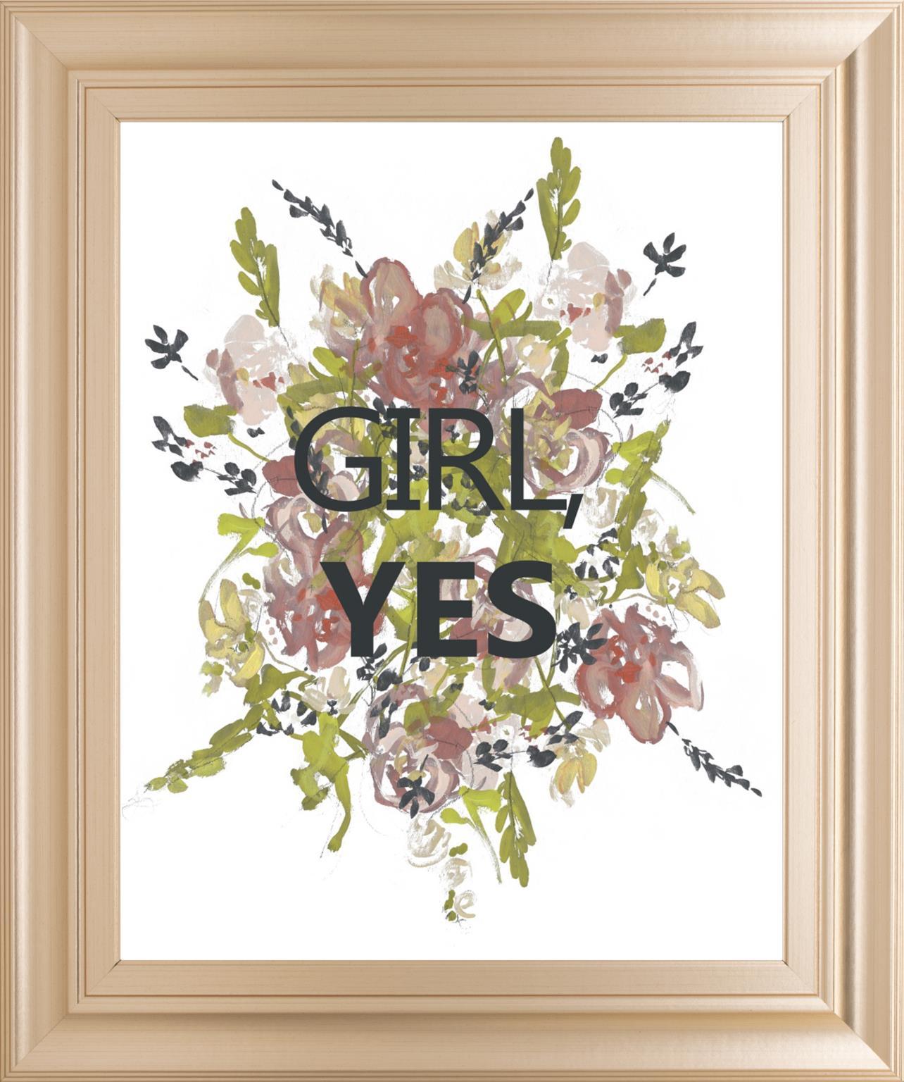 Empower Flowers II By Jennifer Goldberger 22x26 - Green