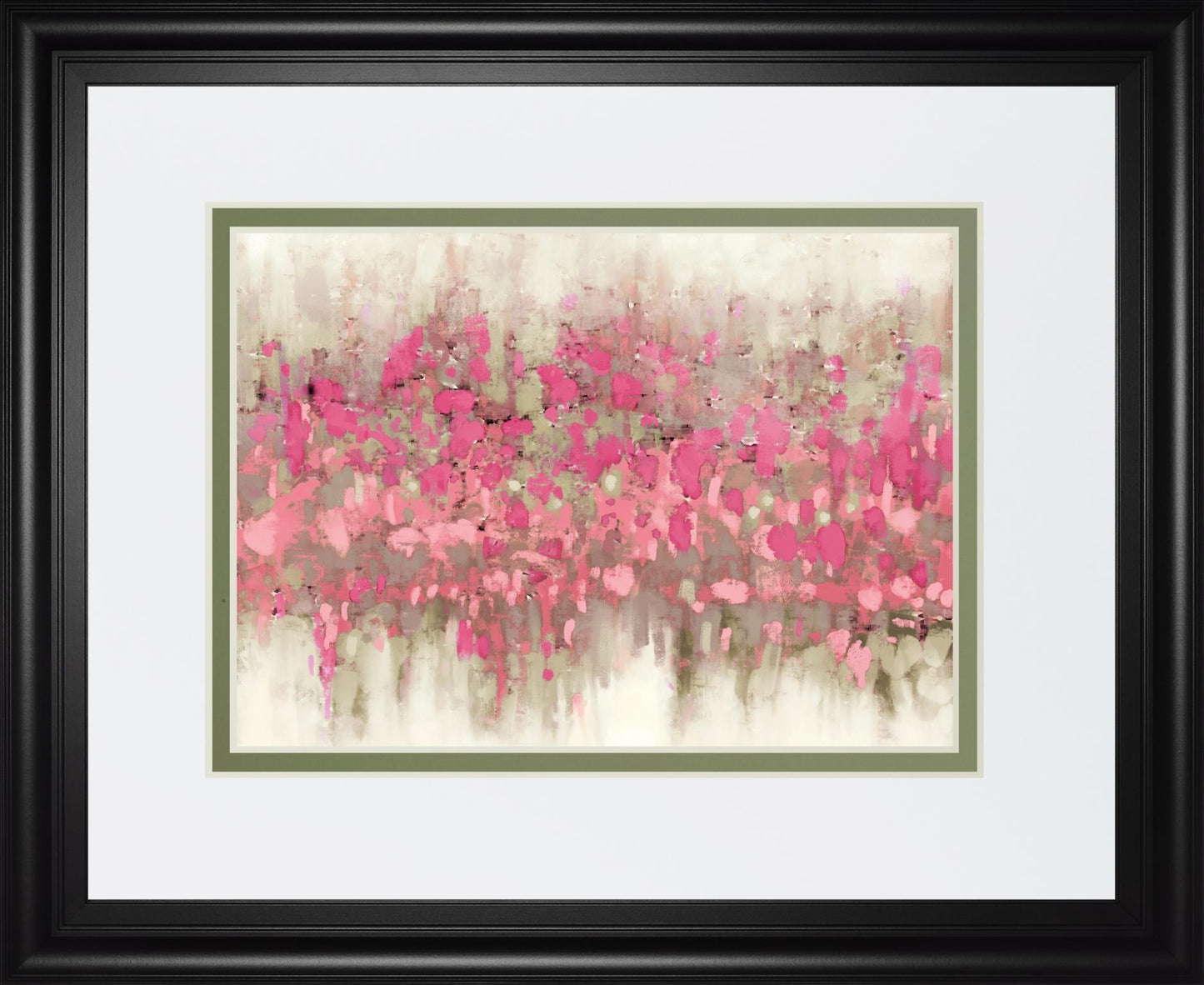 Crossing Abstract I By DanMeneely 34x40 - Pink