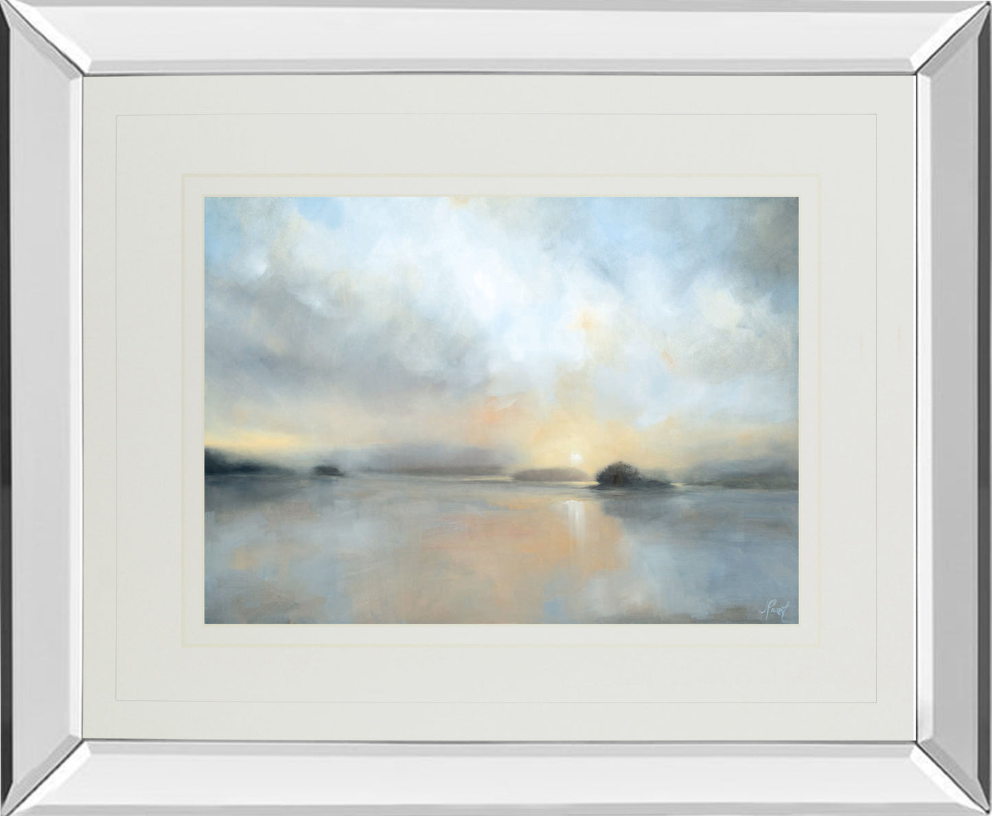 December Mists By Joanne Parent - Print Wall Art - Blue
