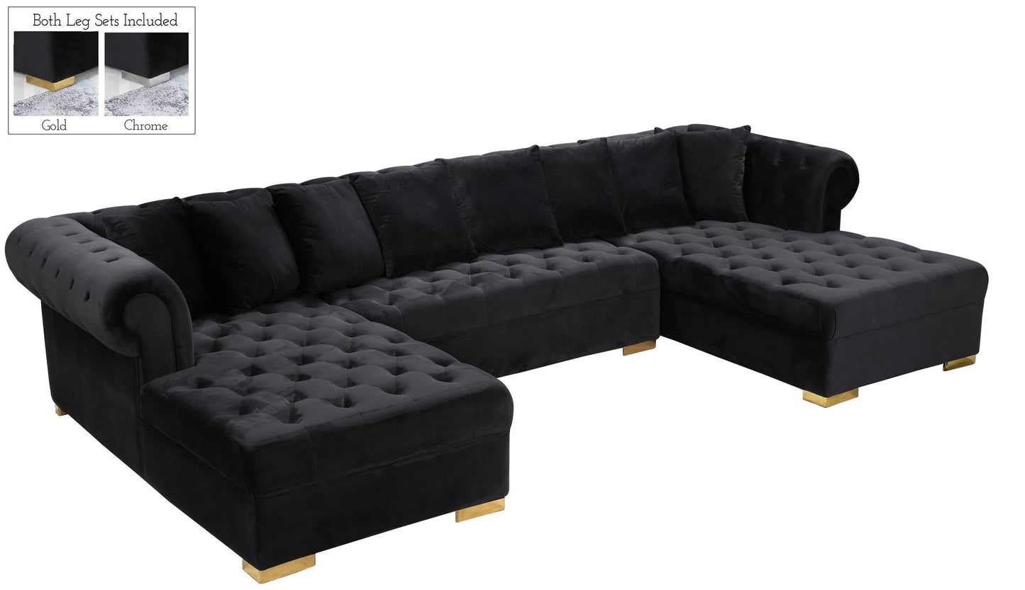 Presley Upholstered Velvet Sectional