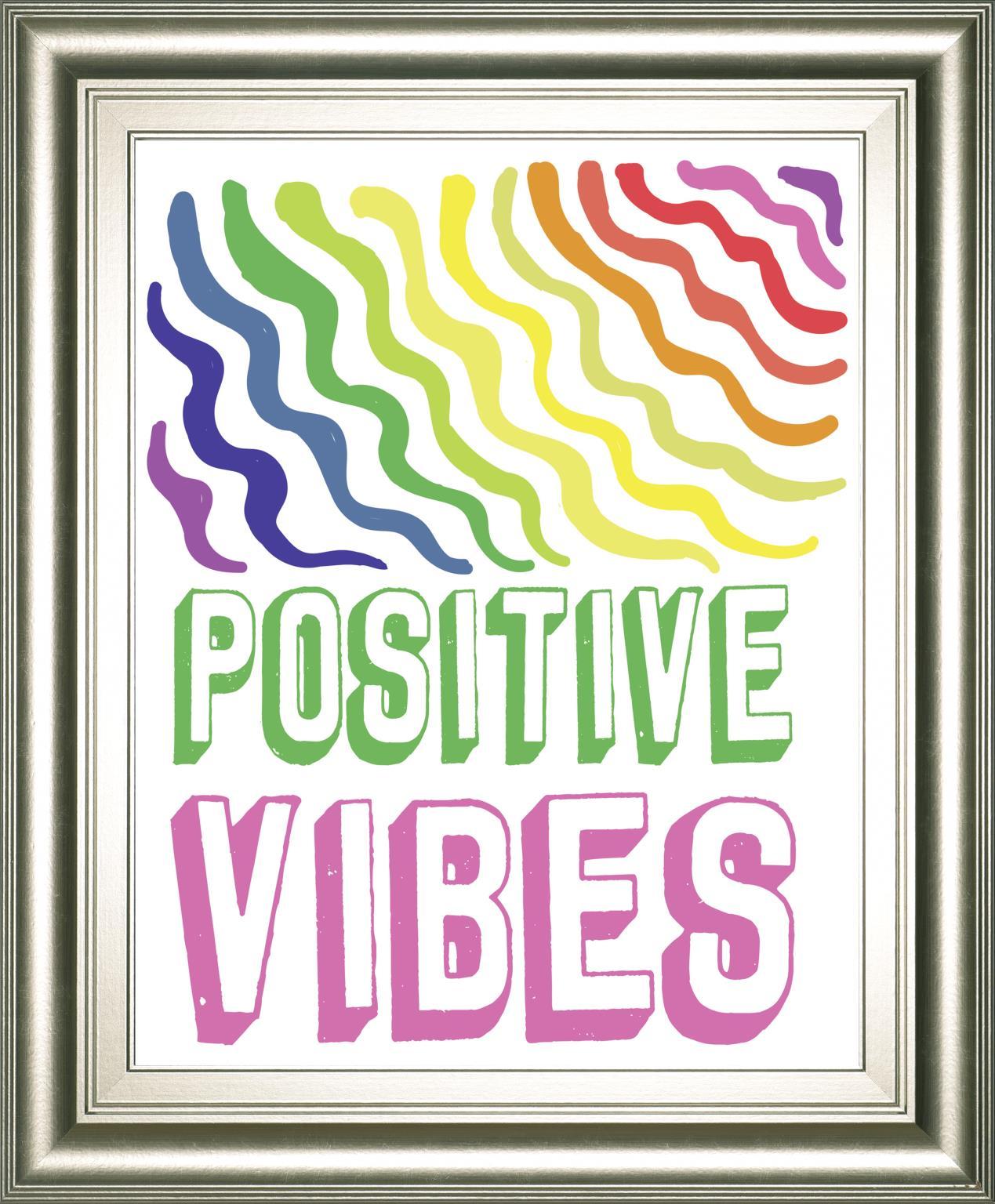 Postivie Vibes By Elizabeth Medley 22x26 - Purple