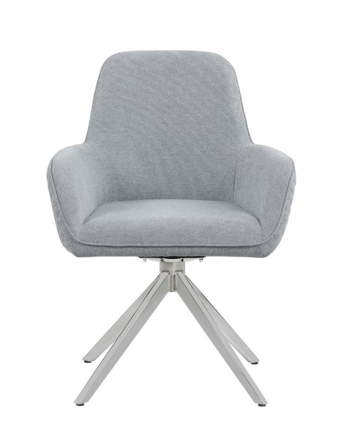 Abby - Side Chair - Pearl Silver