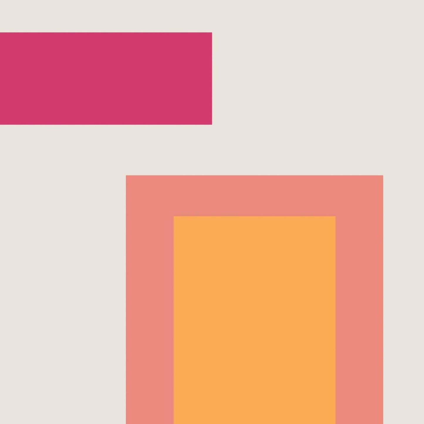 Framed - Summer Tile Iv By Linda Woods