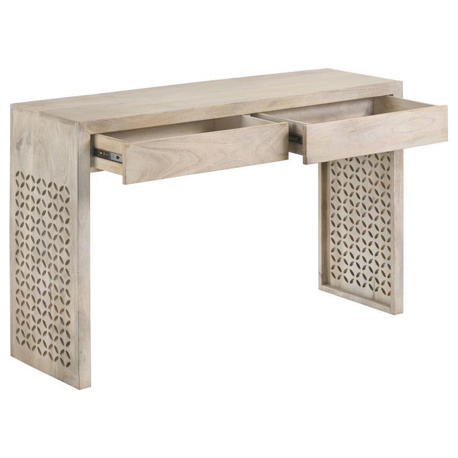 Rickman - 2-Drawer Console Table - Beige