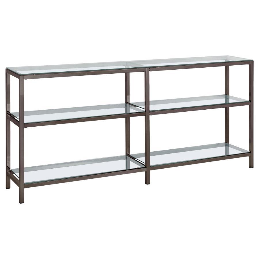 Kate - 2-tier Bookcase - Gray
