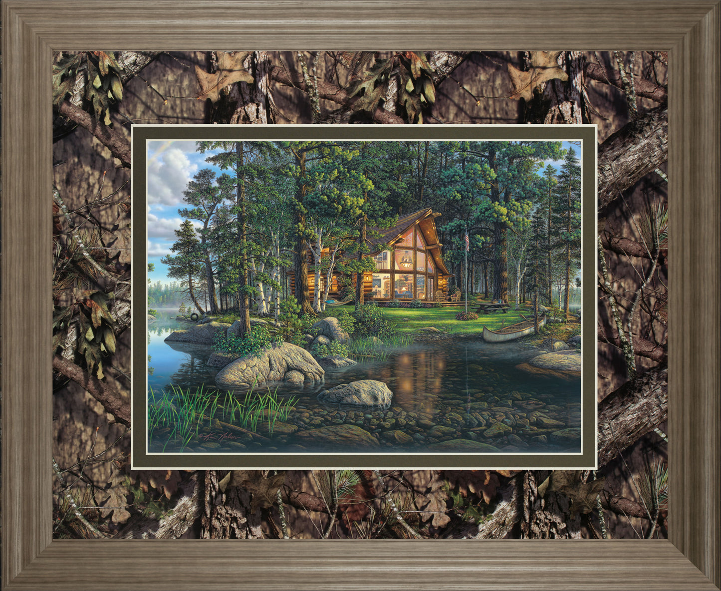 Freedom's Promise By Kim Norlien - 34 x 40 Wall Art - Green
