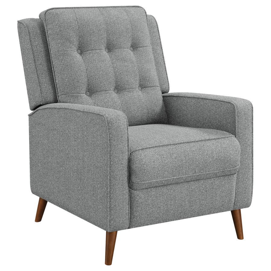 Davidson - Push Back Recliner - Gray